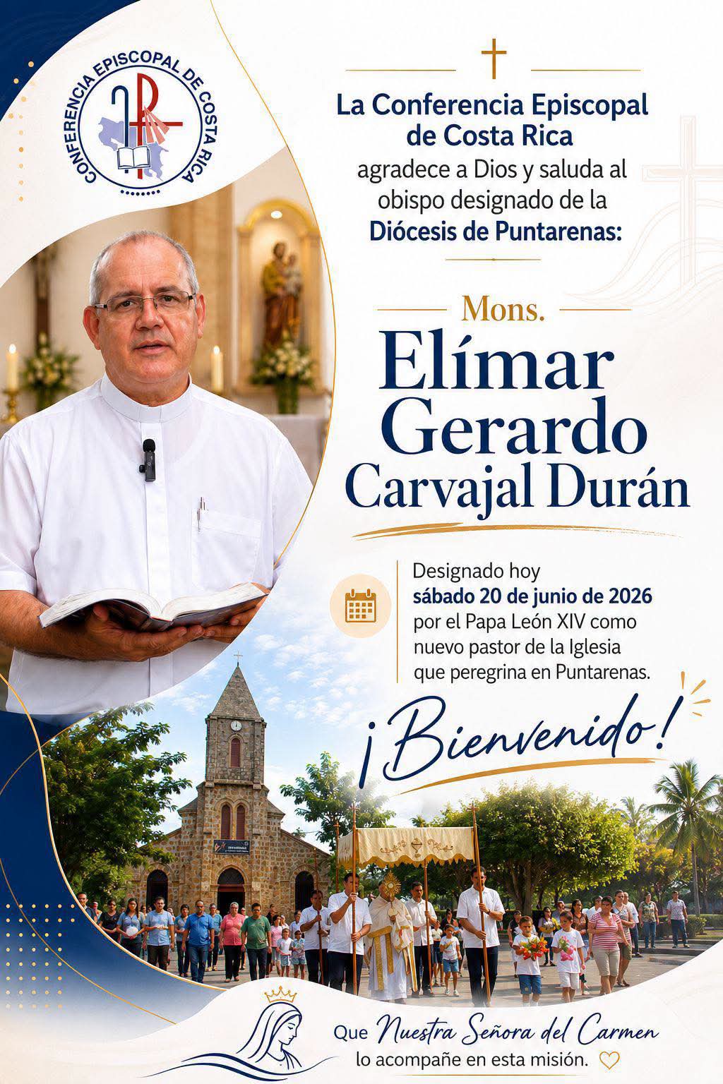 Monseñor Elímar Gerardo Carvajal Durán